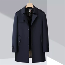 burberry trench coat veste manches longues pour homme s_127225a